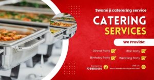 Red And White Modern Catering Services Facebook Ad